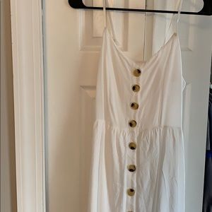 Button down midi dress